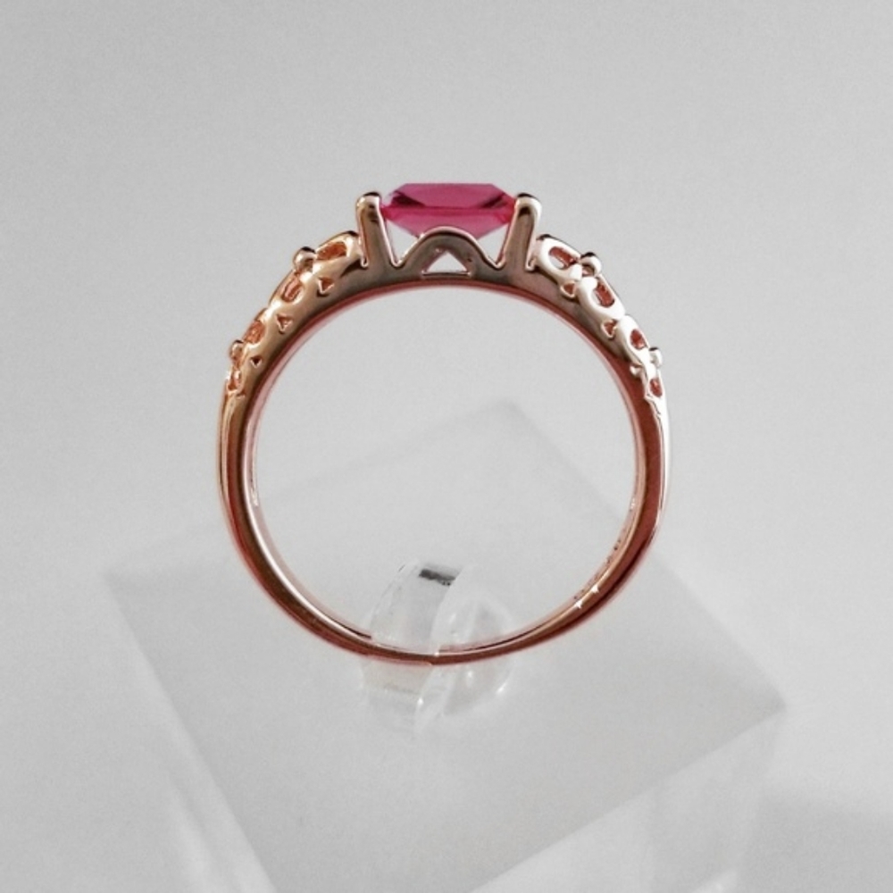 18k Red Horizontal Filigree Band - Picture 4 of 8